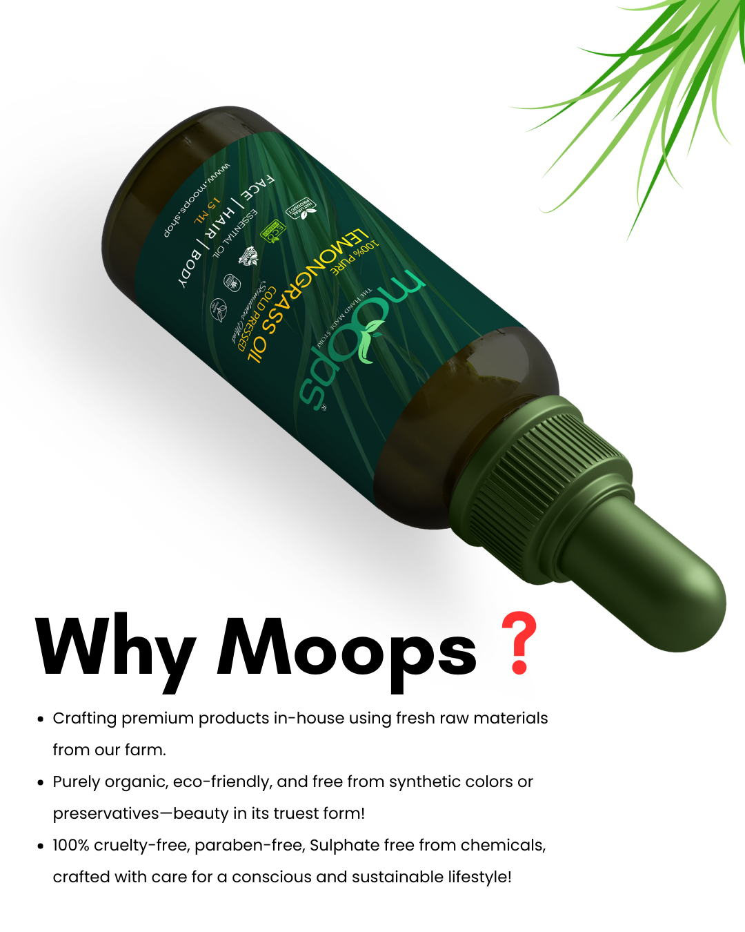 Moops Lemongrass Oil