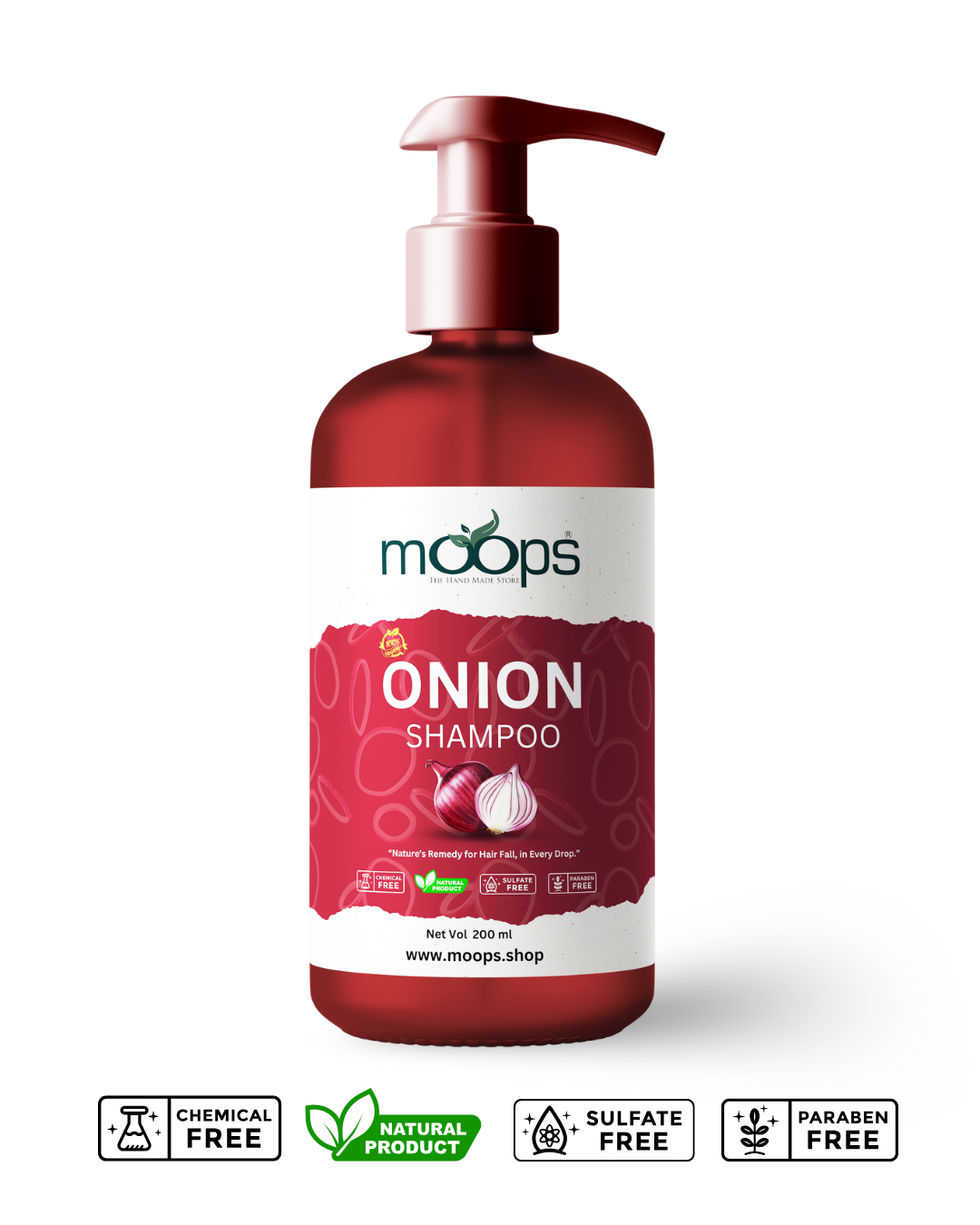 Moops Onion Shampoo