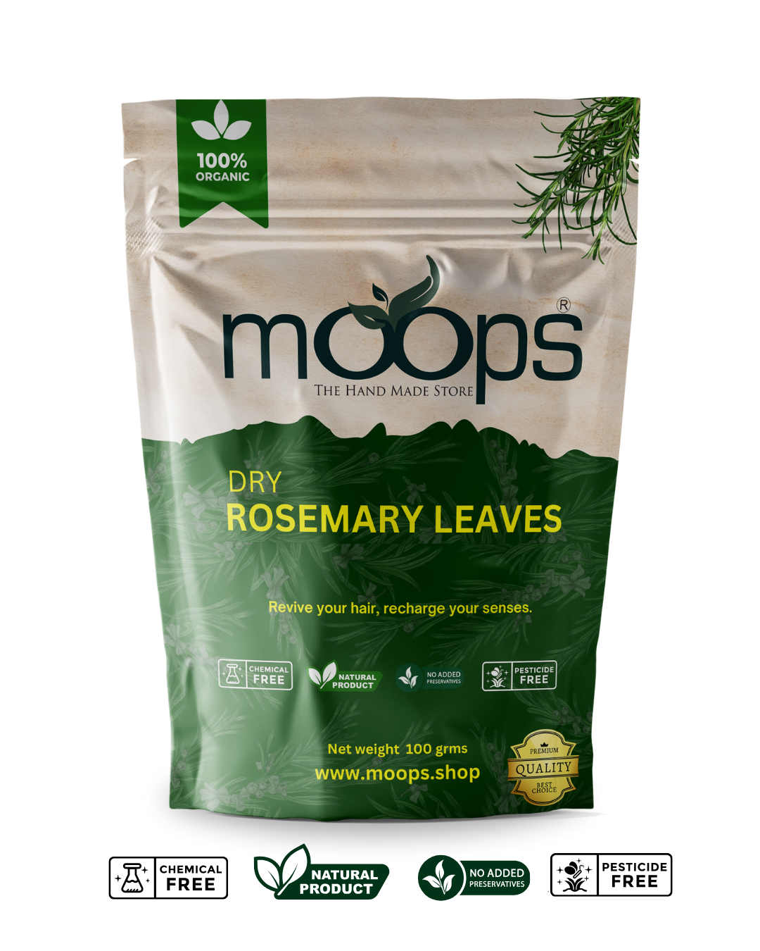 Moops Dried Rosemary Leaves