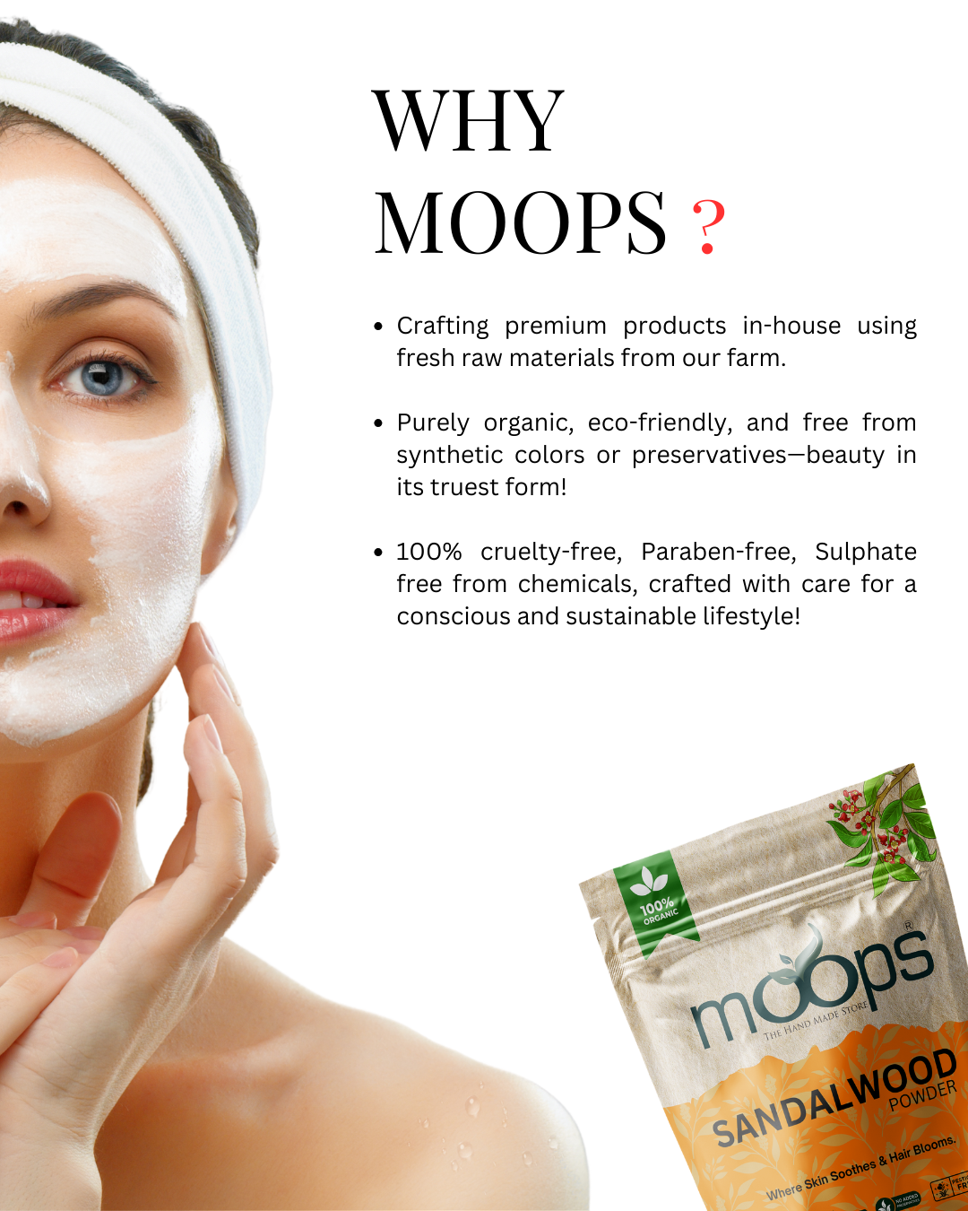 Moops Sandalwood Powder