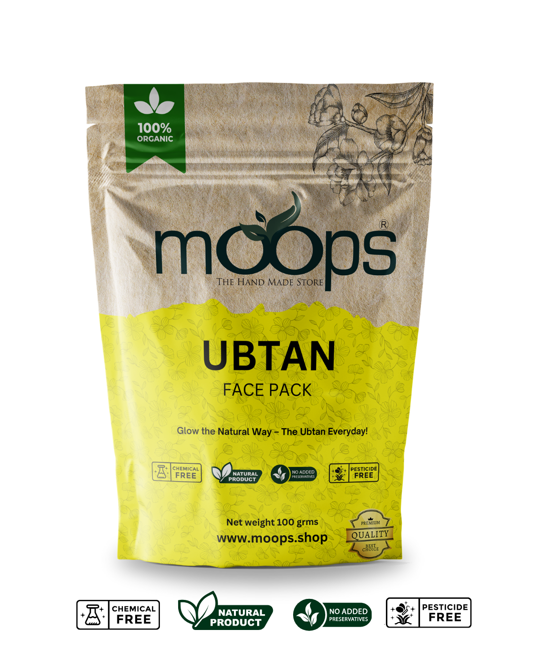 Moops Ubtan Face Pack