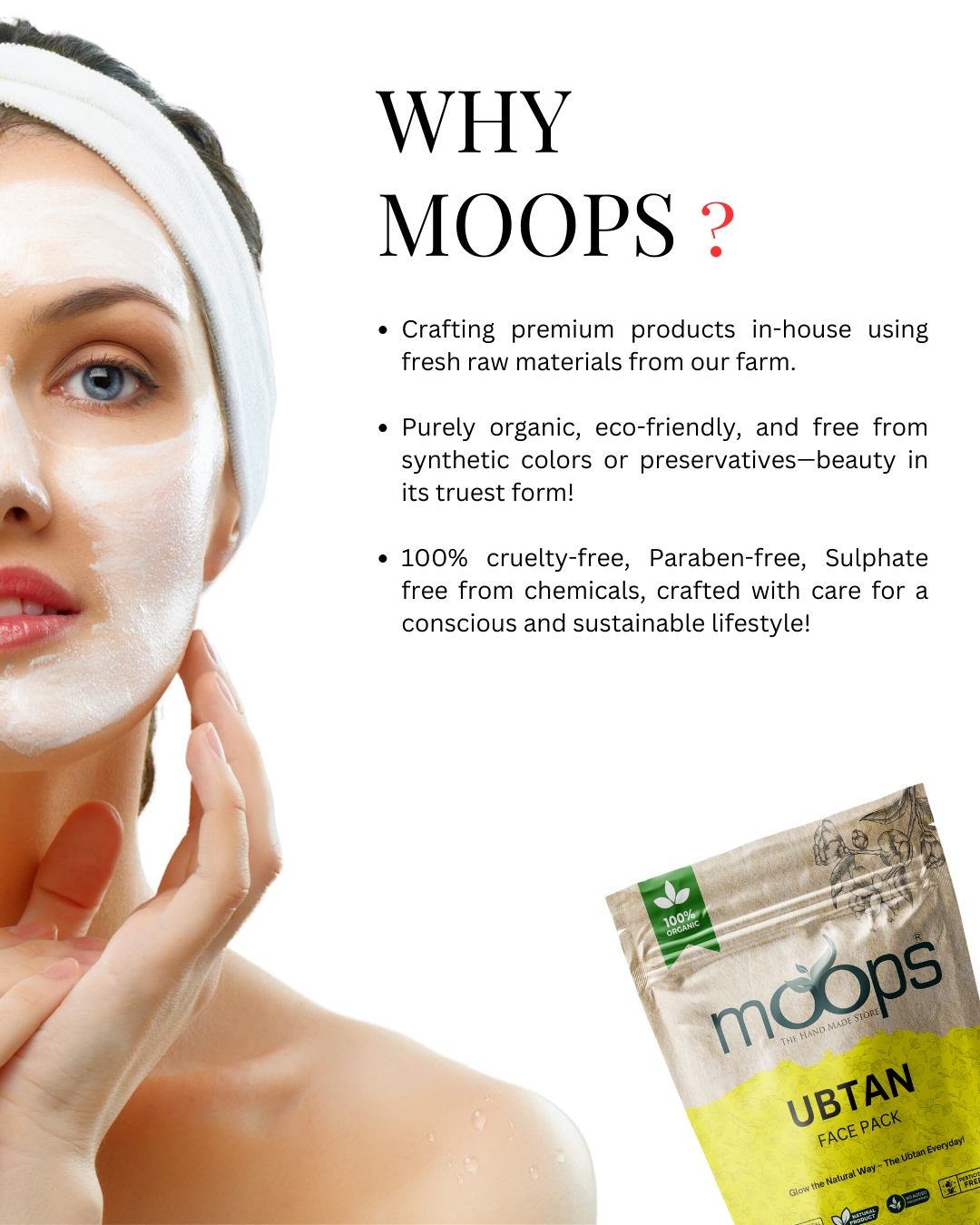 Moops Ubtan Face Pack