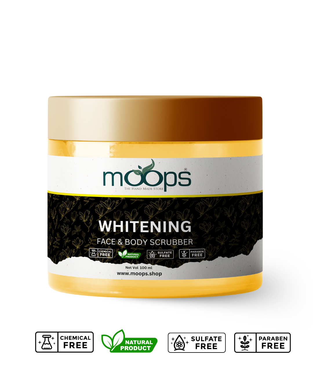 Moops Whitening Face & Body Scrubber