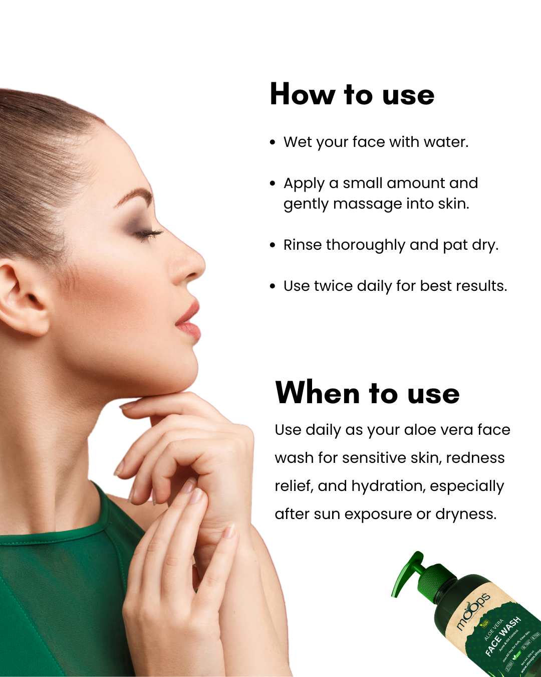 Moops Aloe Vera Face Wash