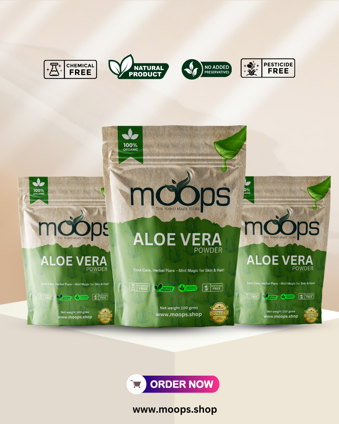 Moops Aloe Vera Powder