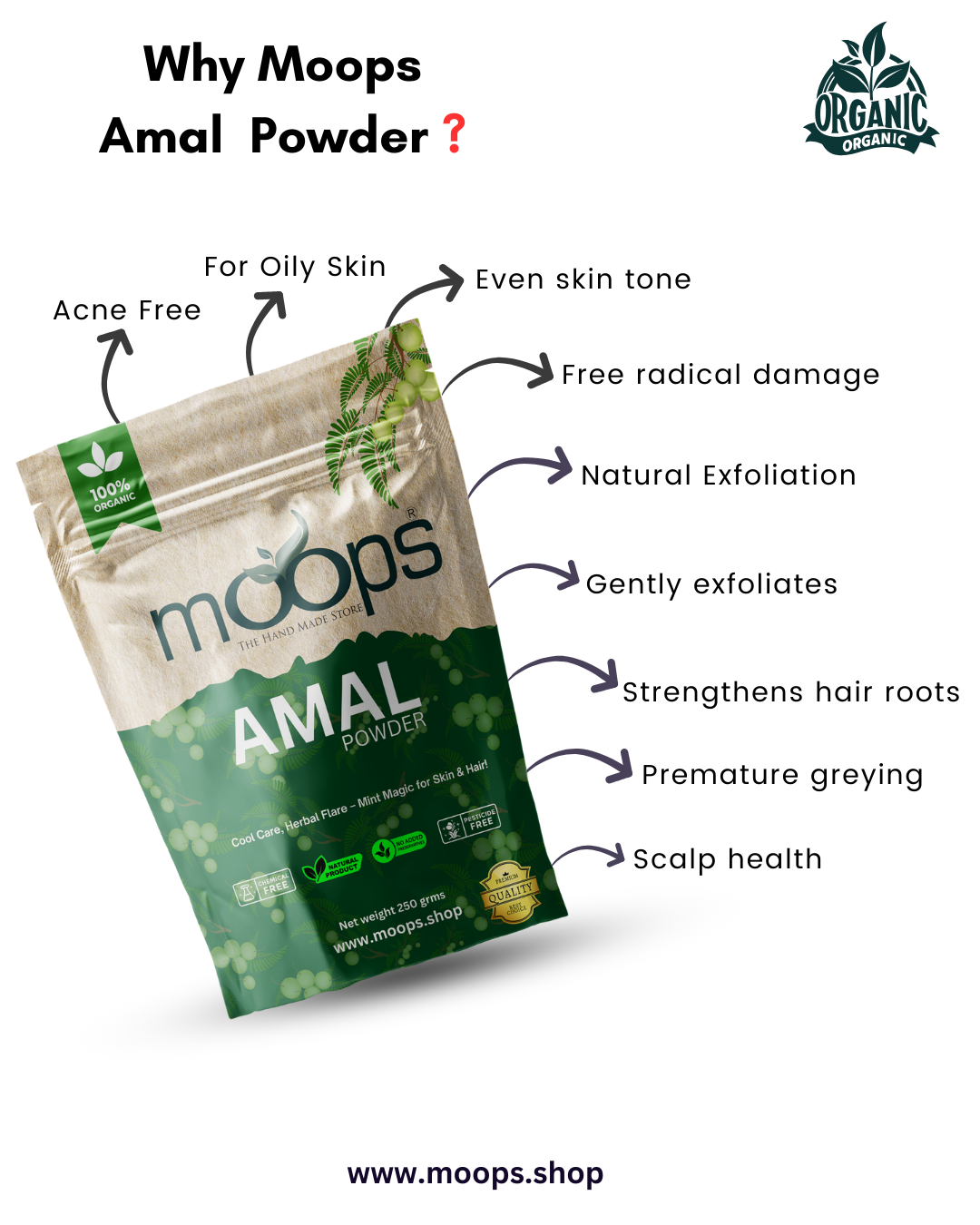 Moops Amla Powder