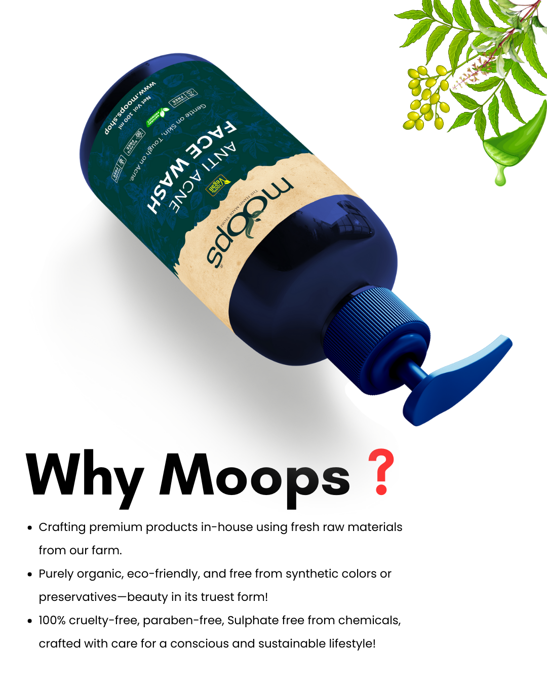 Moops Anti-Acne Face Wash