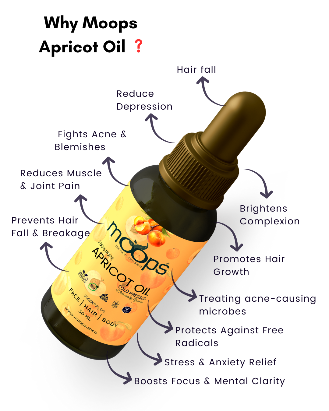 Moops Apricot Oil 