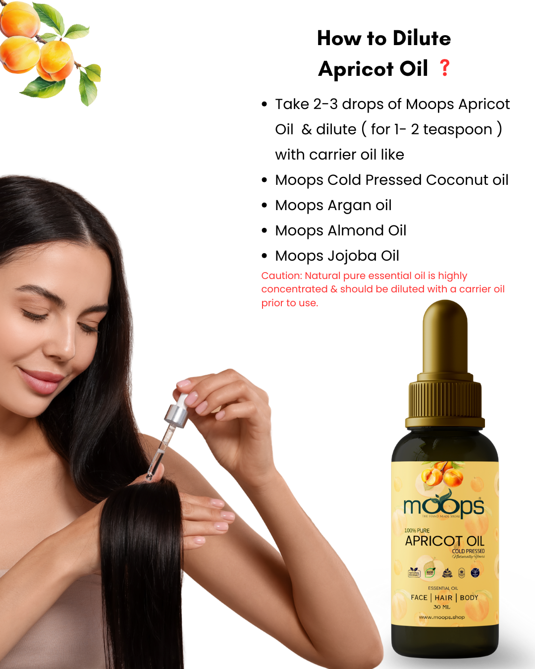 Moops Apricot Oil 