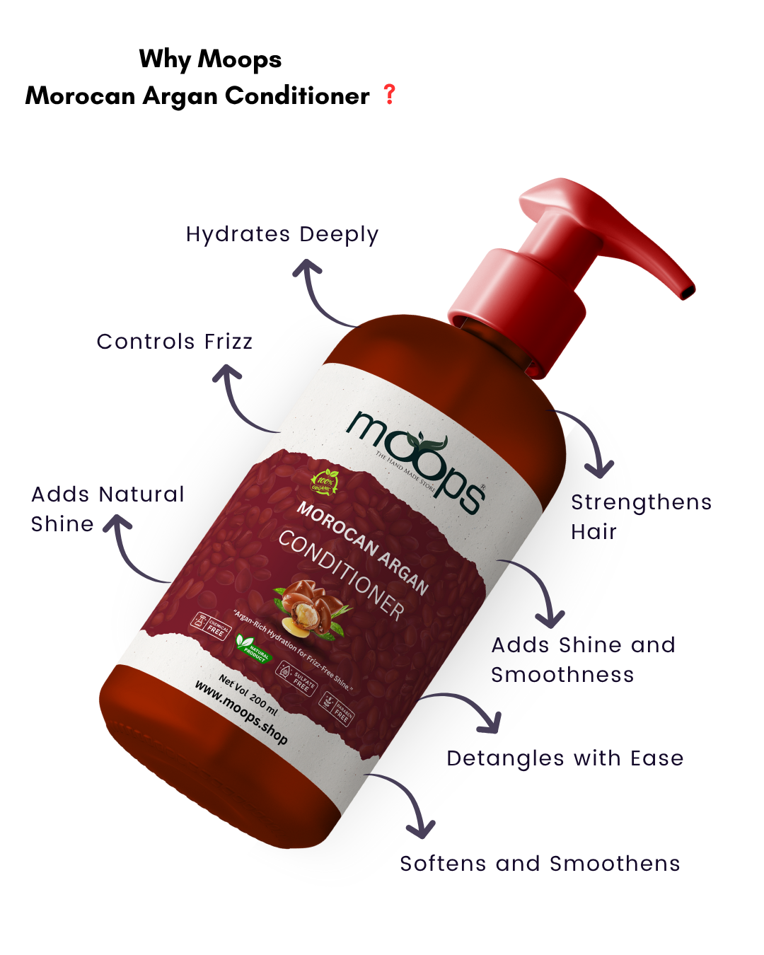 Moops Moroccan Argan Conditioner