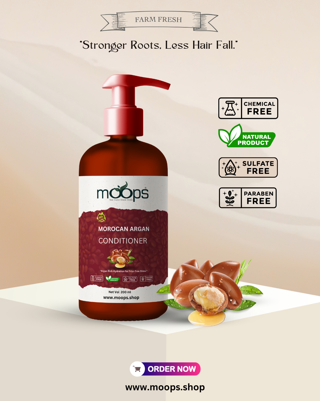 Moops Moroccan Argan Conditioner