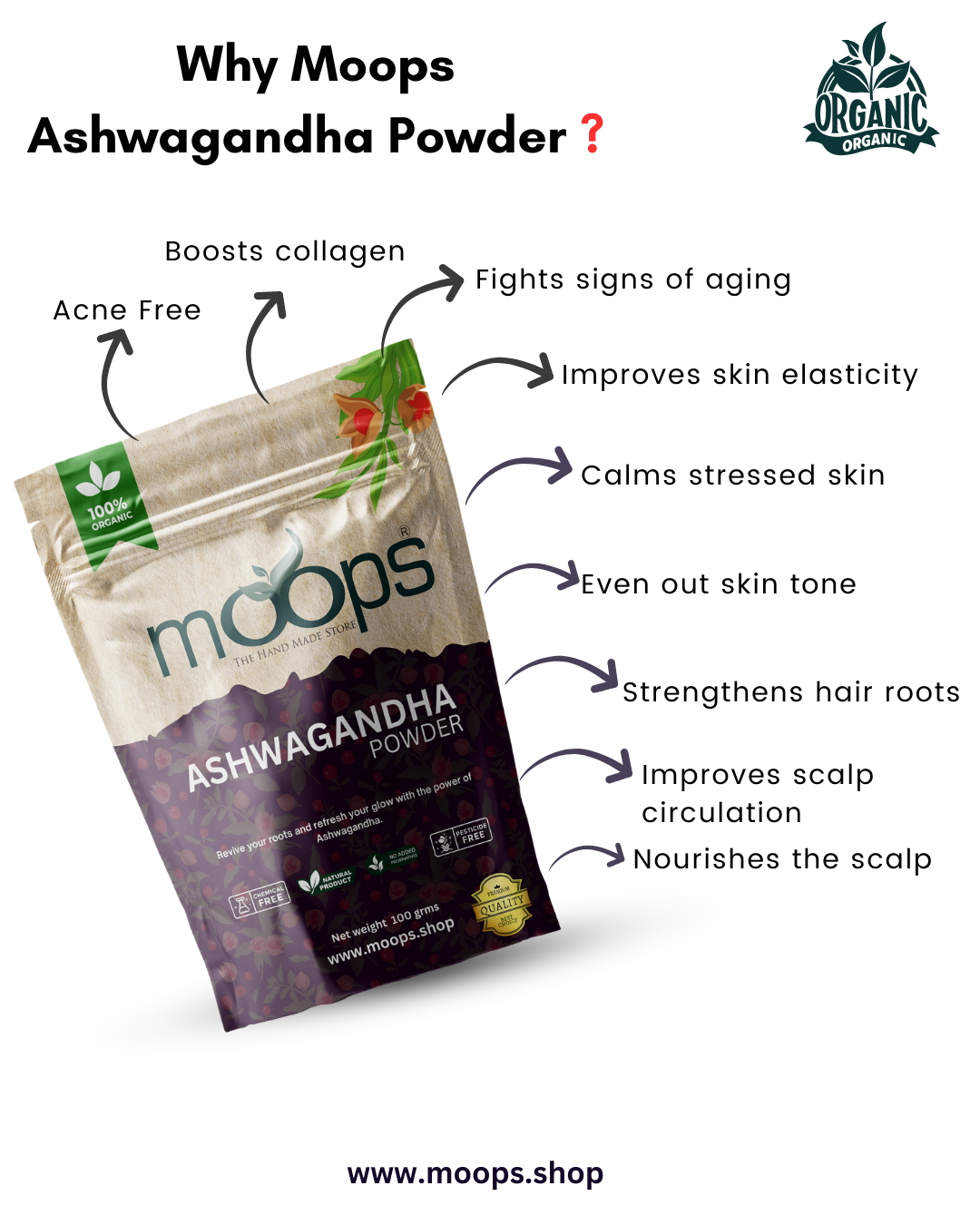 Moops Ashwagandha Powder
