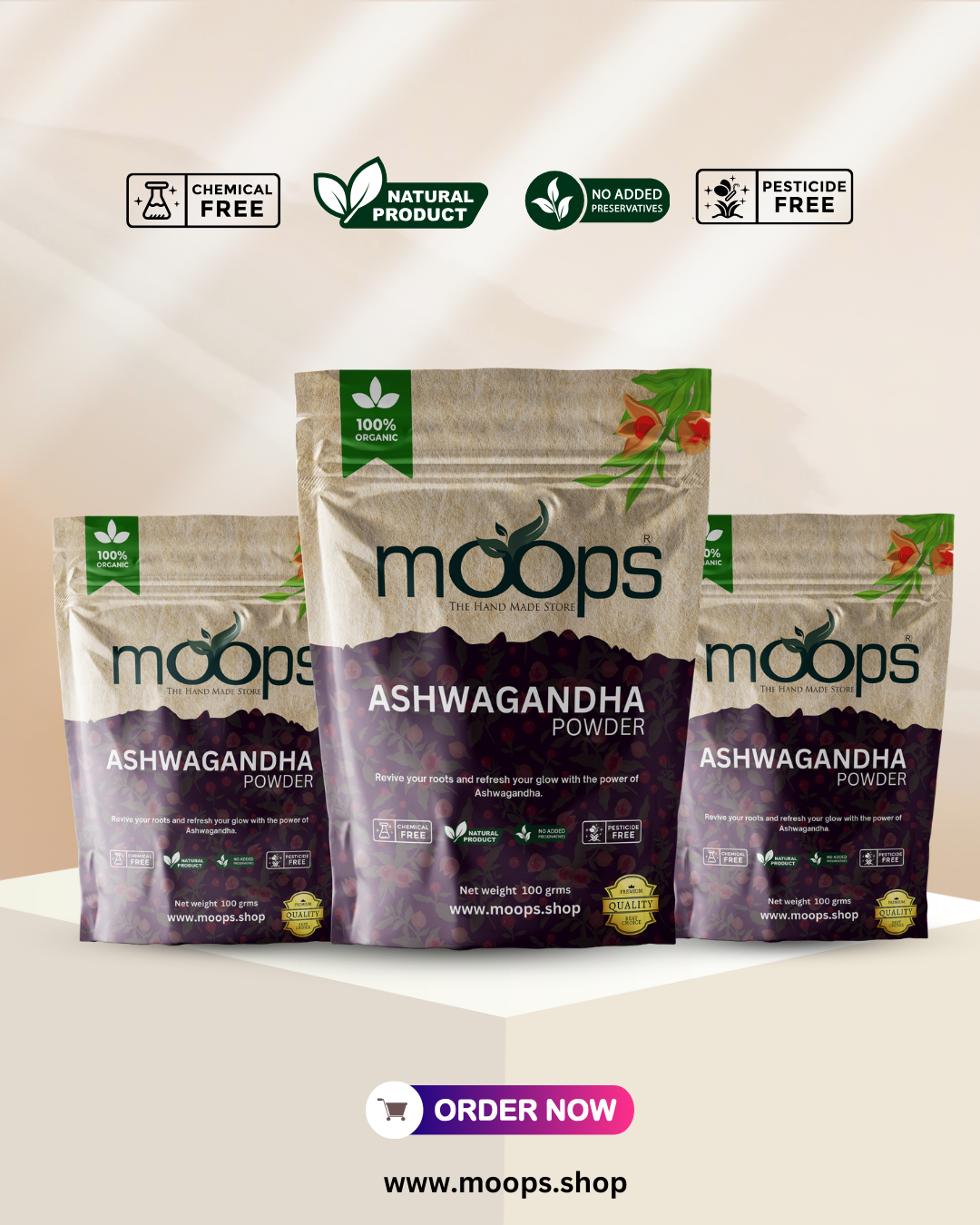 Moops Ashwagandha Powder
