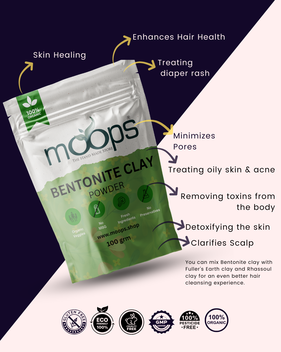 Moops Bentonite Clay