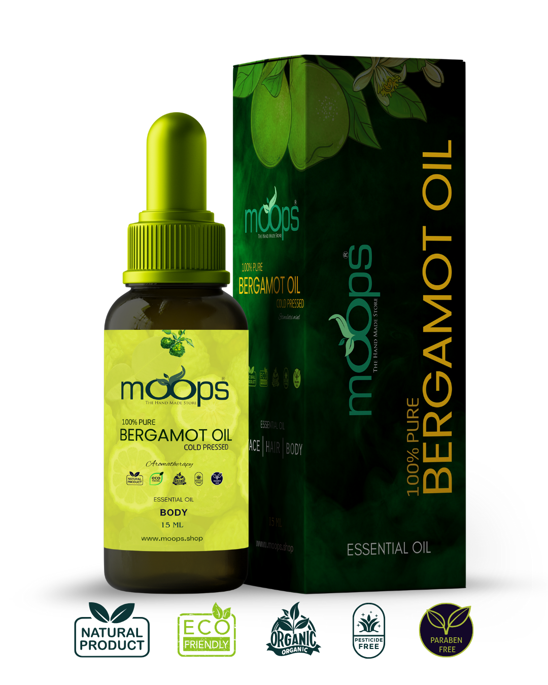 Moops Bergamot Essential Oil