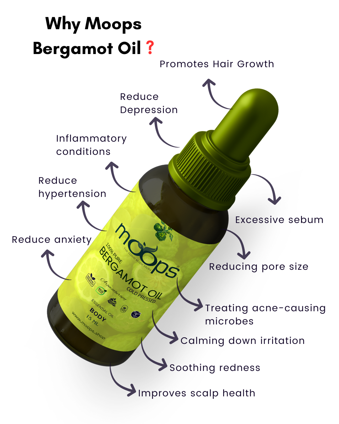 Moops Bergamot Essential Oil