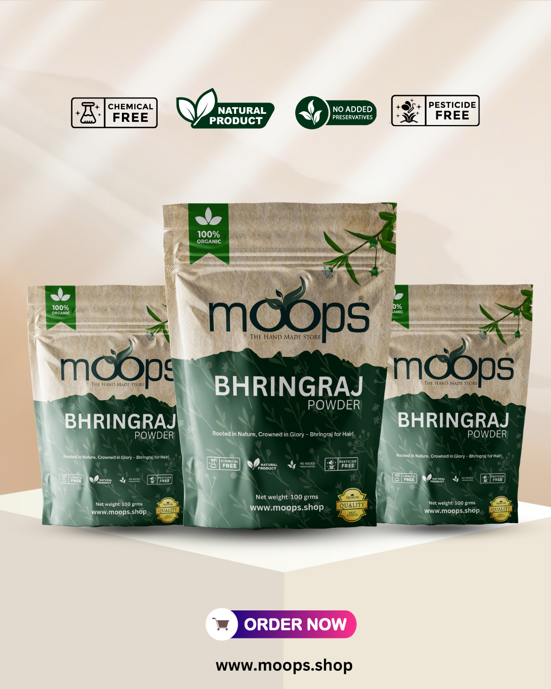 Moops Bhringraj Powder