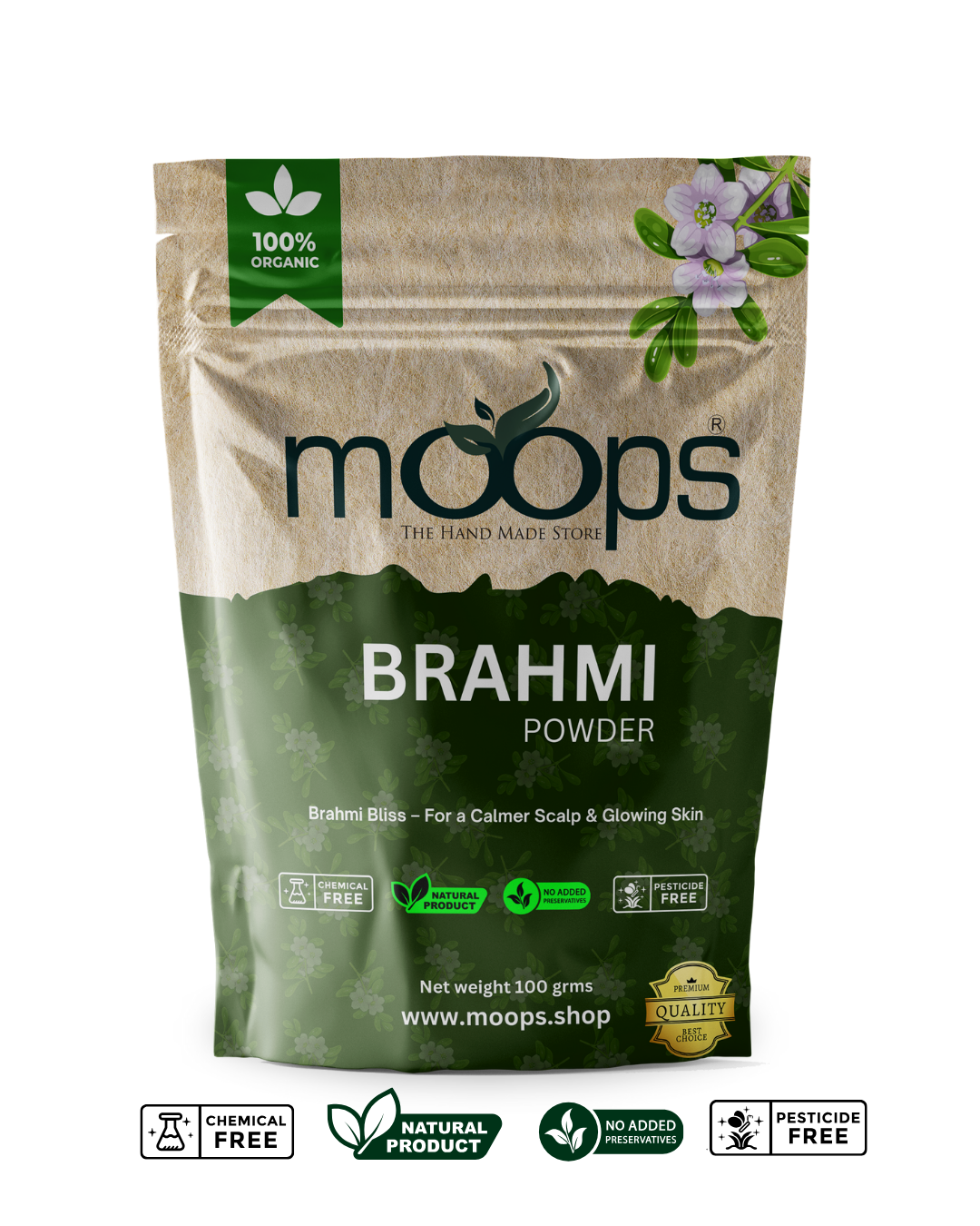 Moops Brahmi Powder
