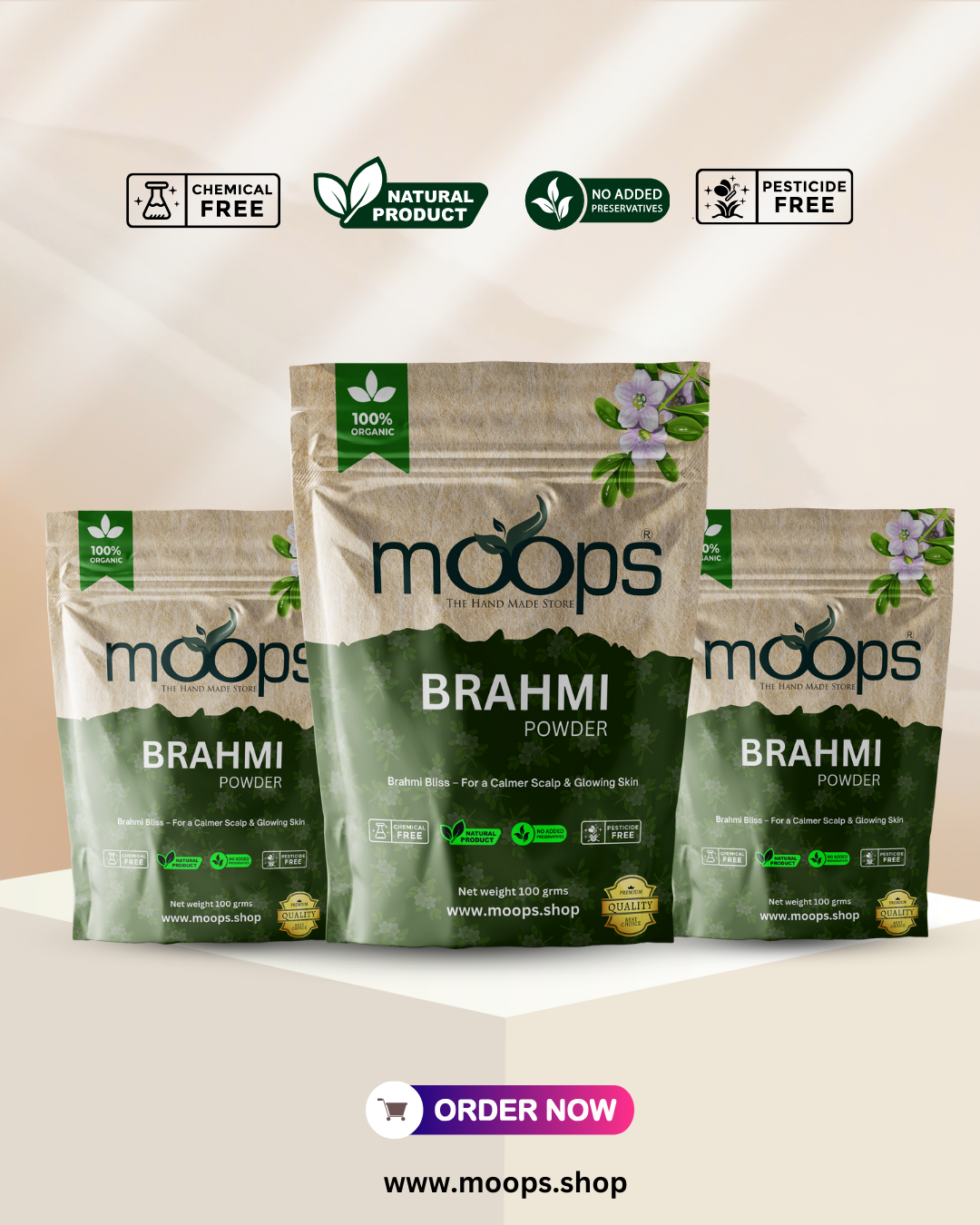 Moops Brahmi Powder