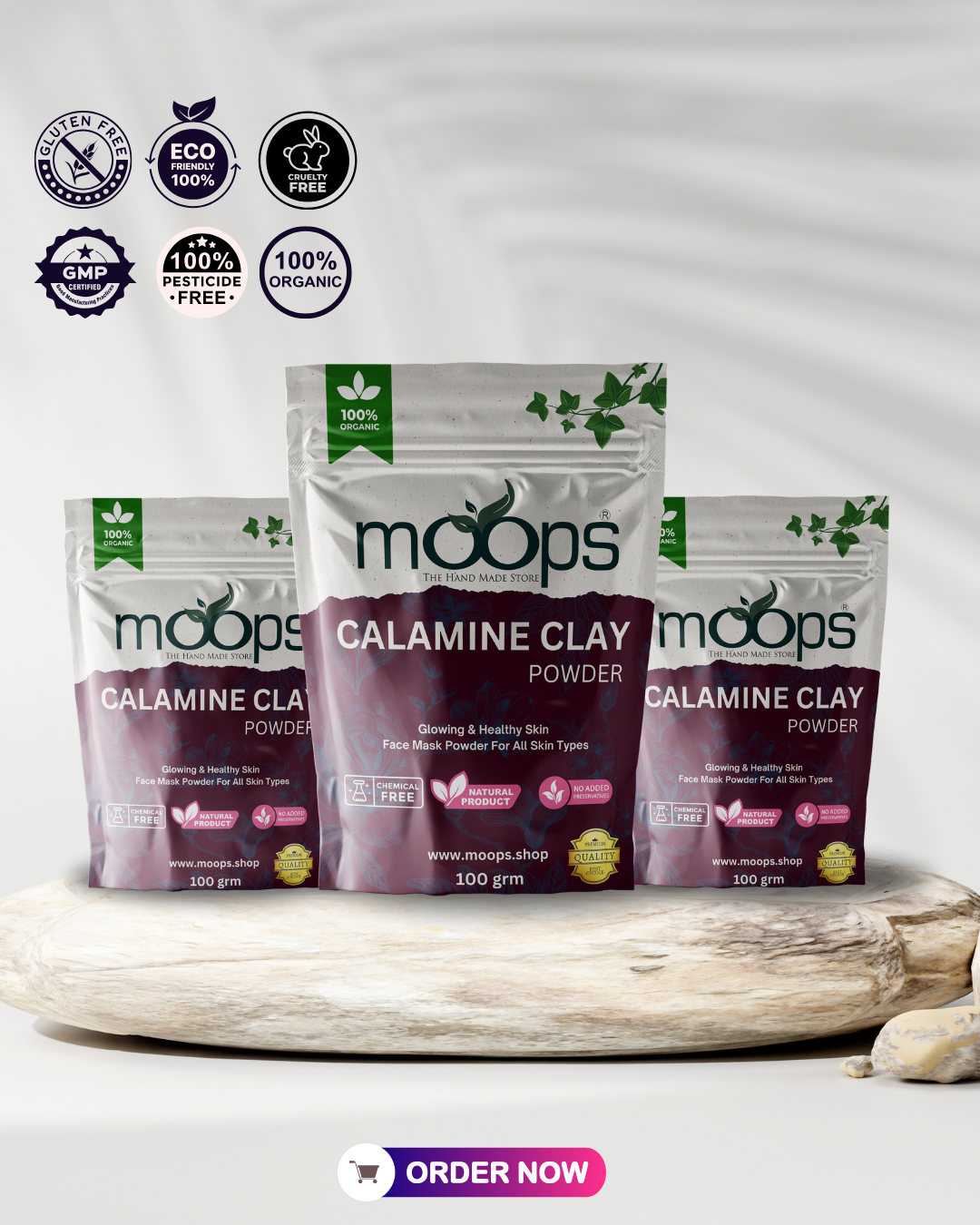 Moops Calamine Clay Powder