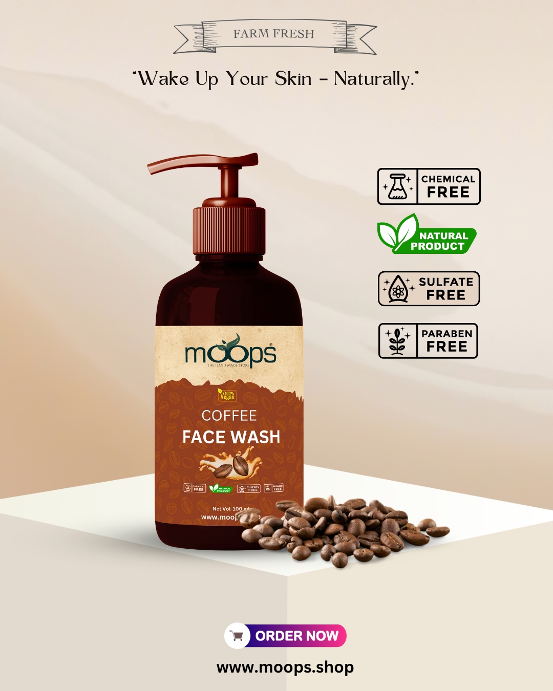 Moops Coffee Face Wash