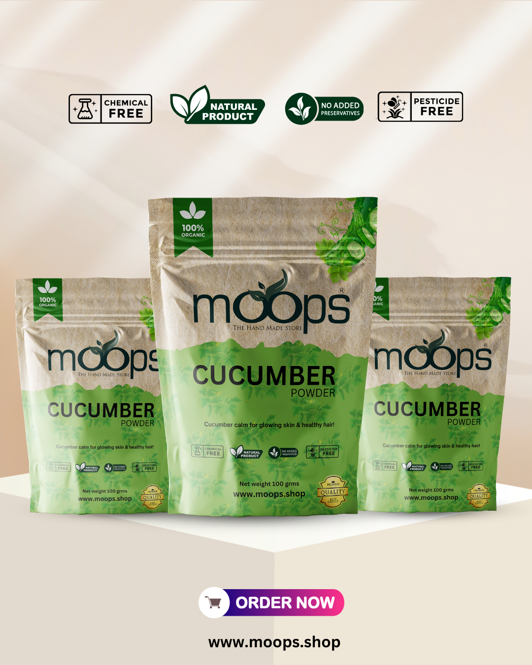 Moops Cucumber Powder