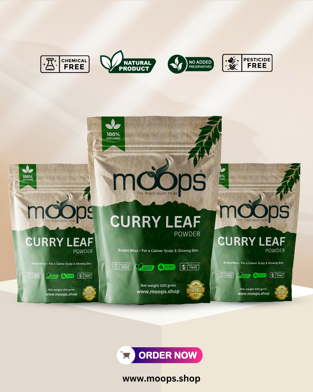 Moops Curry Leaf Powder