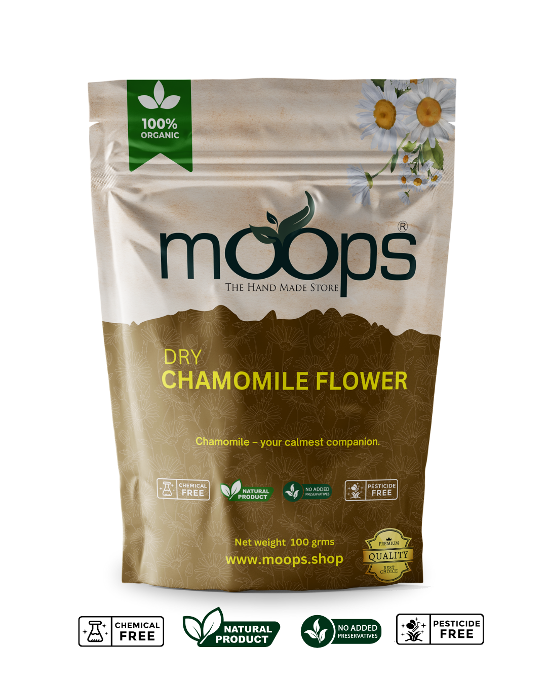 Moops Dried Chamomile Flowers