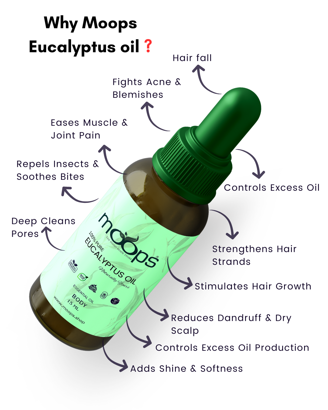 Moops Eucalyptus Essential Oil