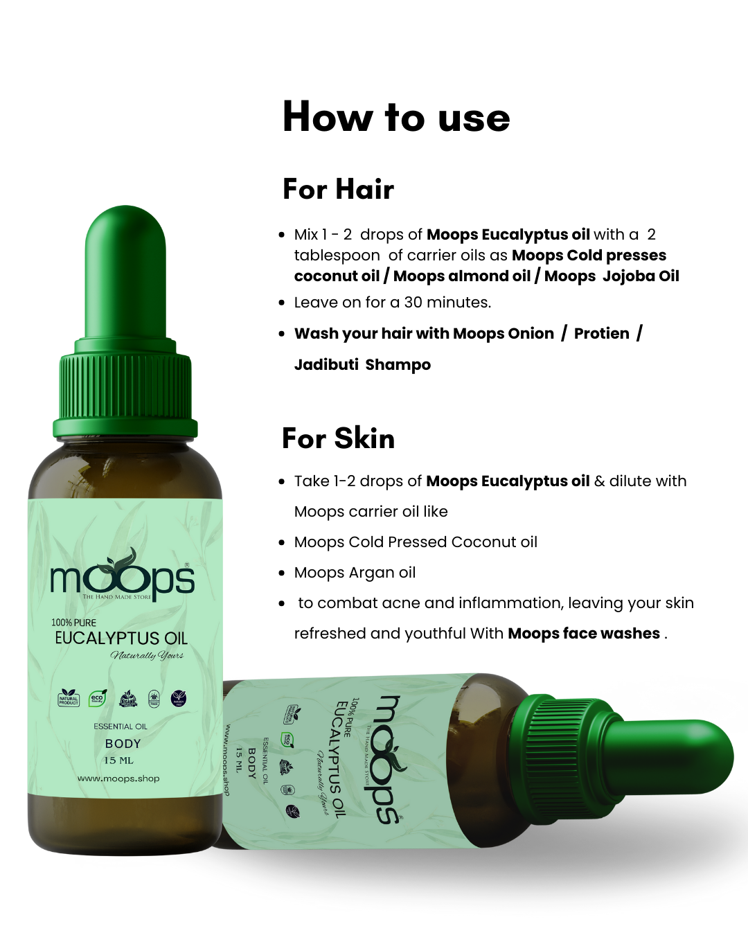 Moops Eucalyptus Oil
