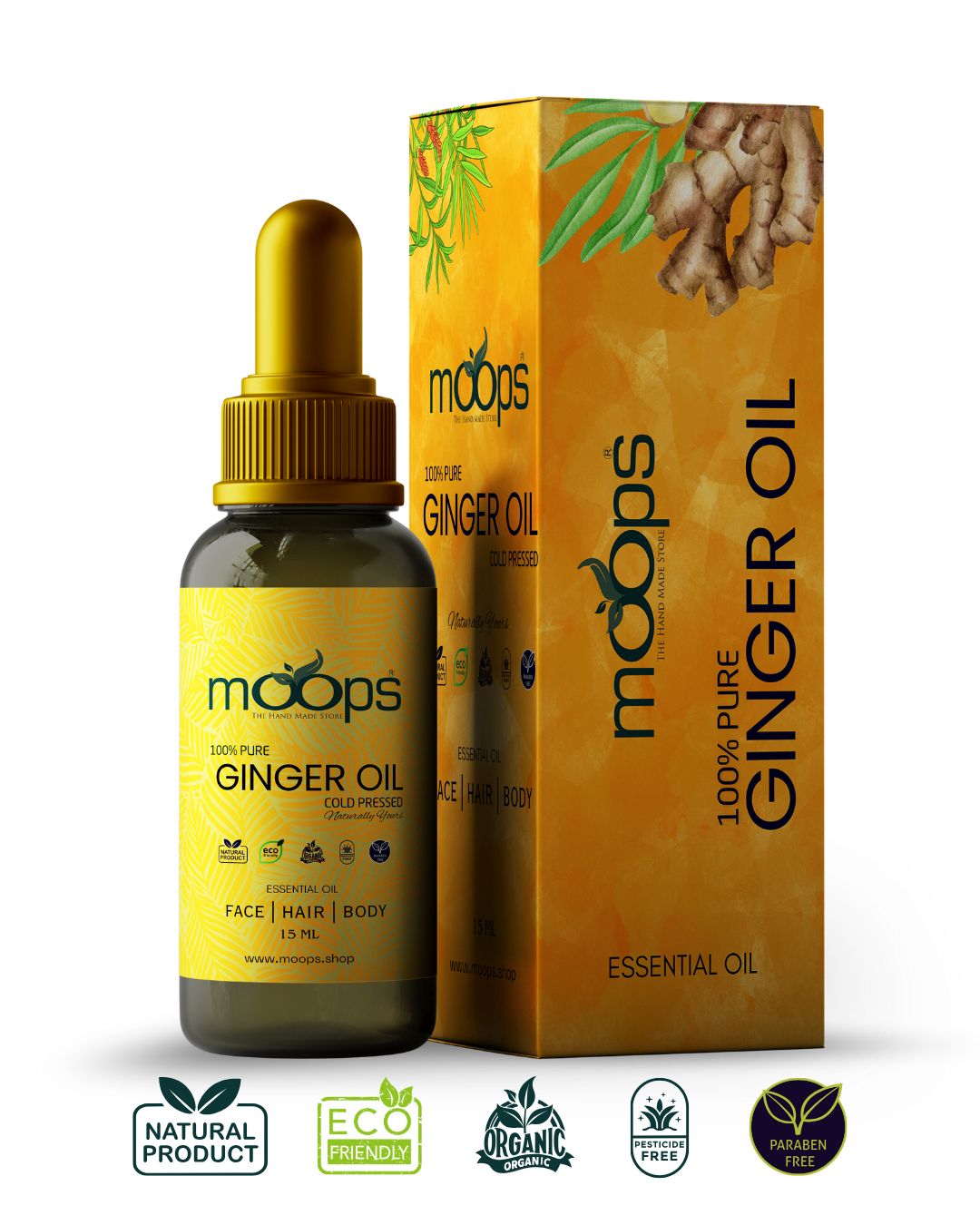 Moops Ginger Oil 