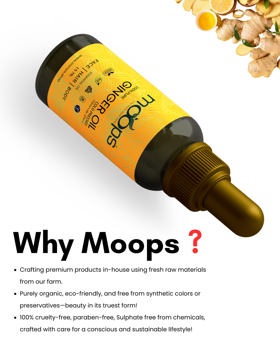 Moops Ginger Oil