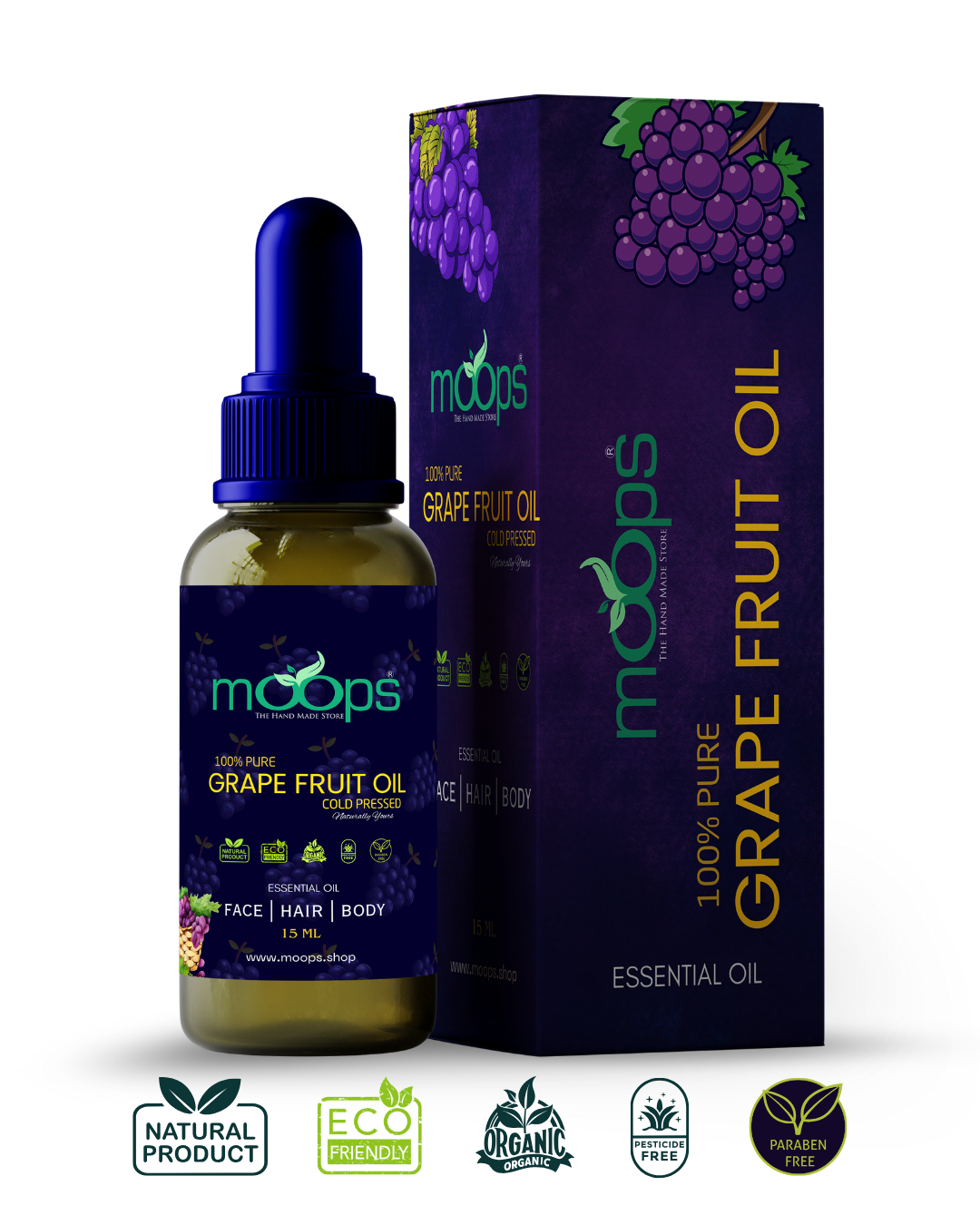Moops Grapefruit Essential Oil