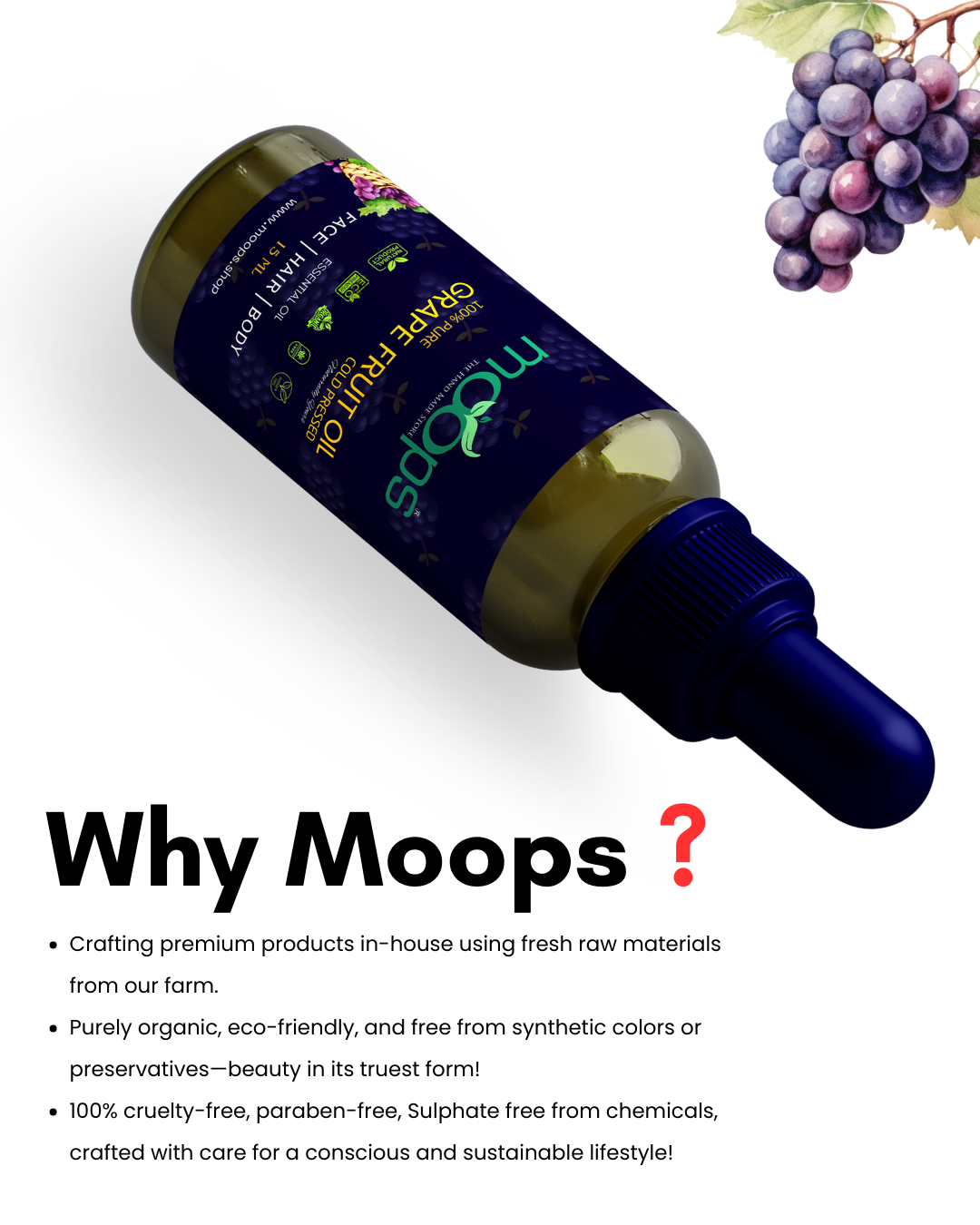 Moops Grapefruit Essential Oil