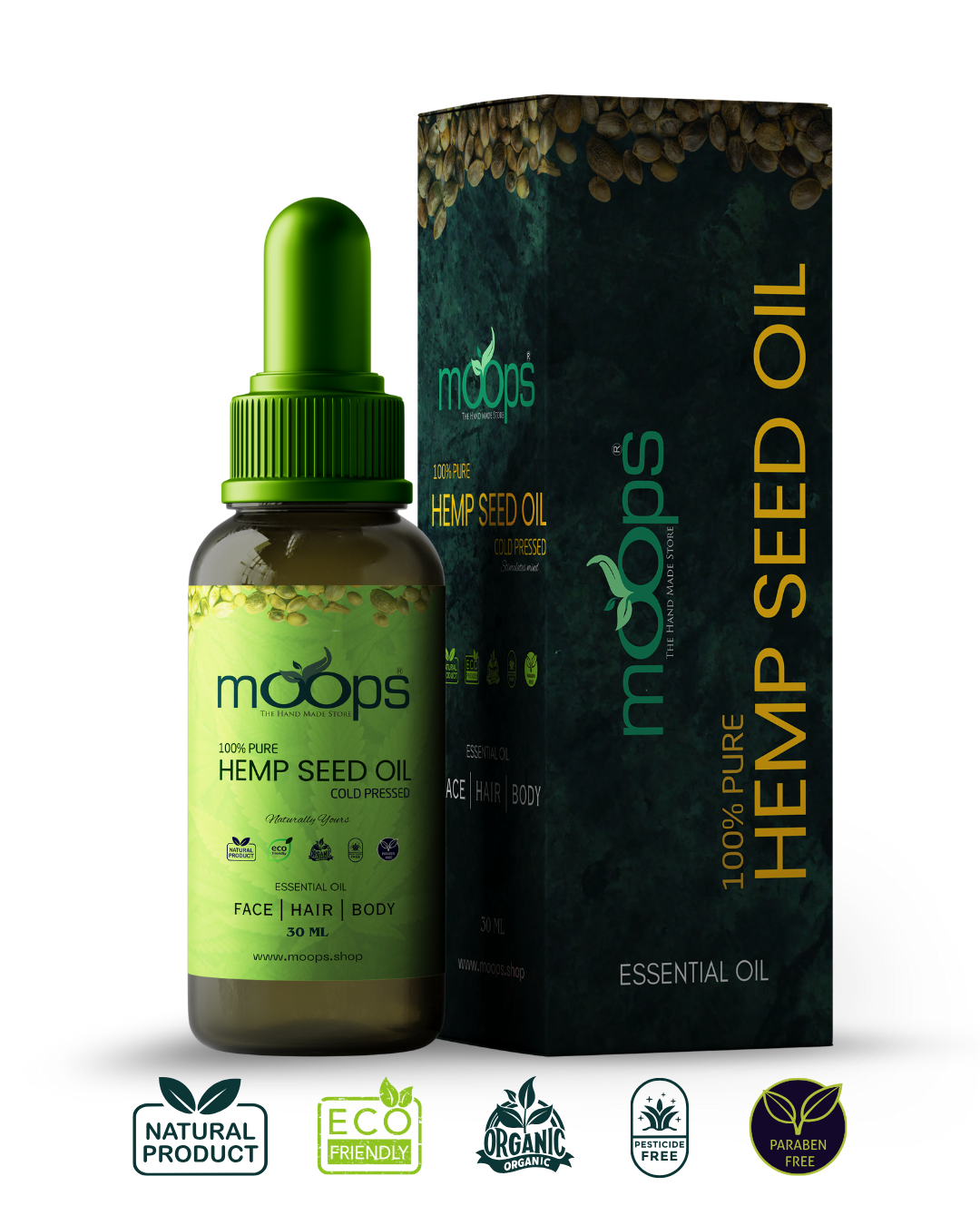 Moops Hemp Seed Oil