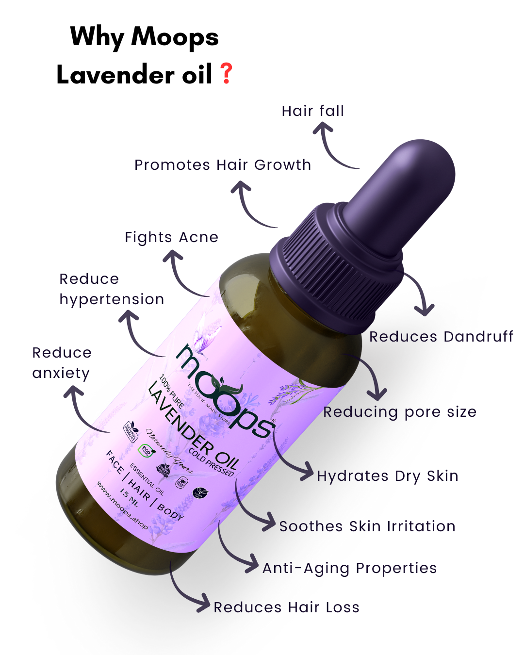 Moops Lavender Essential Oil