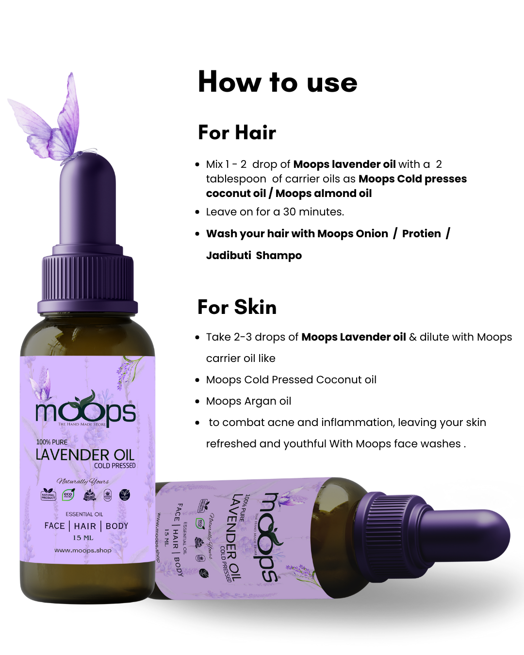 Moops Lavender Oil