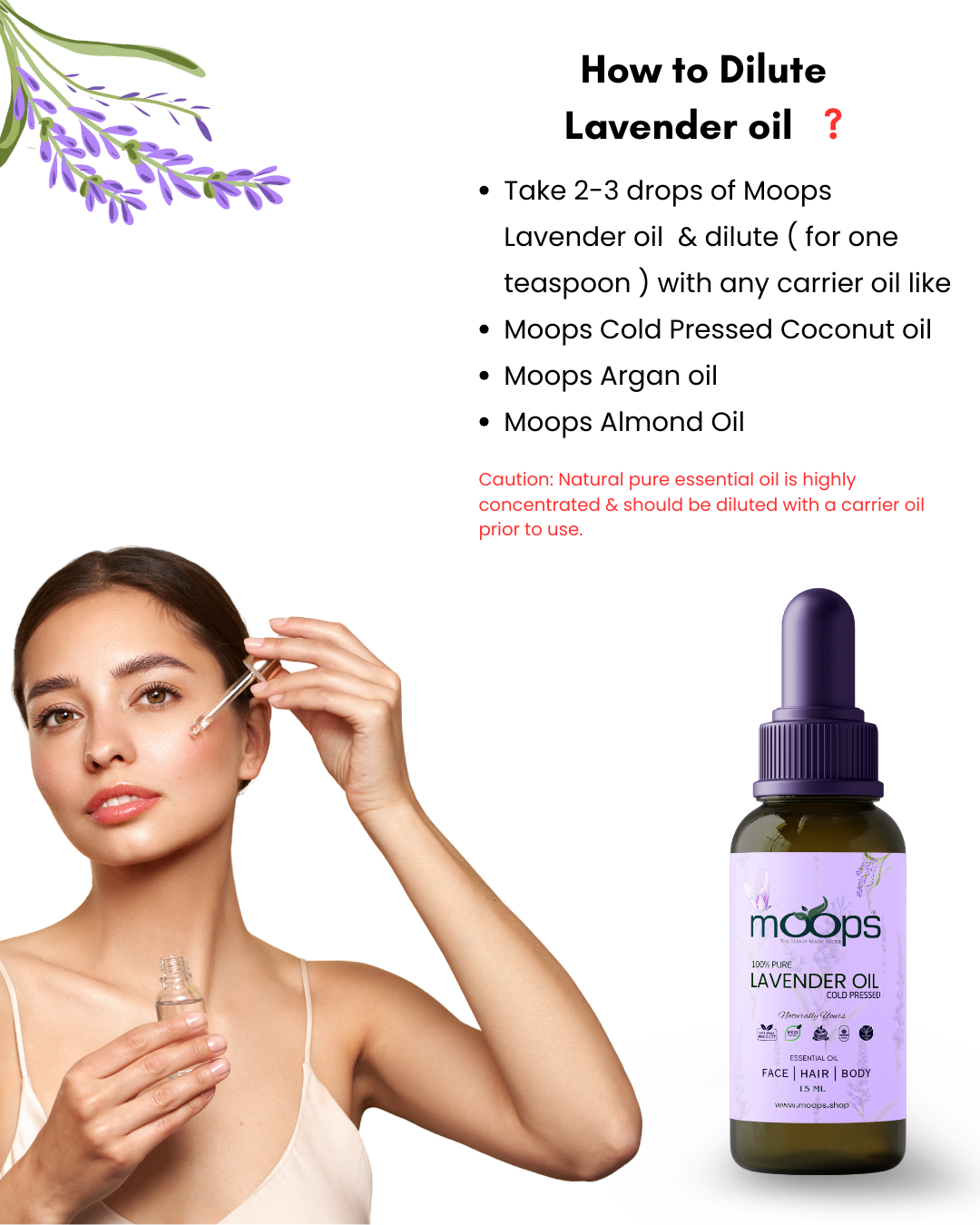 Moops Lavender Essential Oil