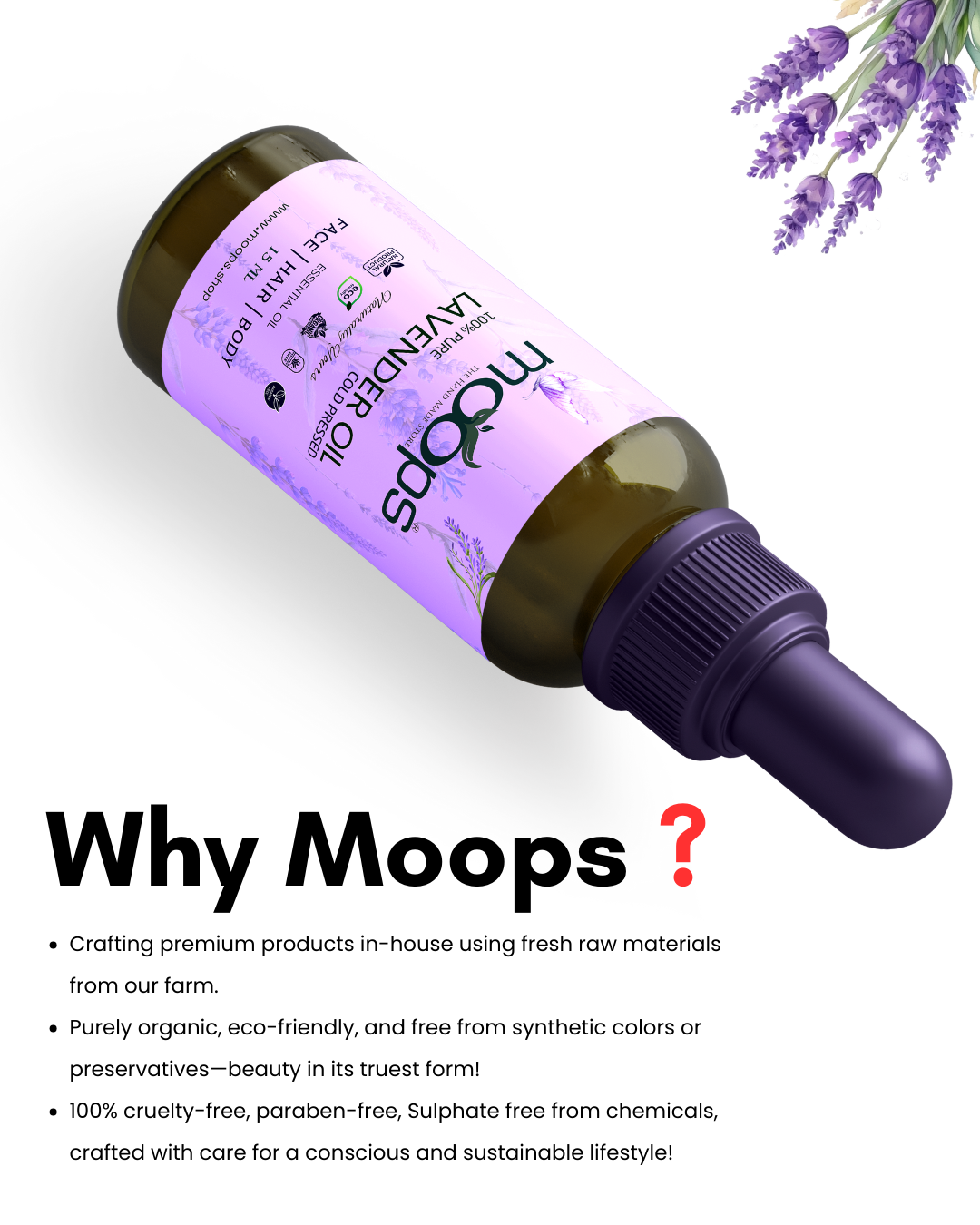 Moops Lavender Oil