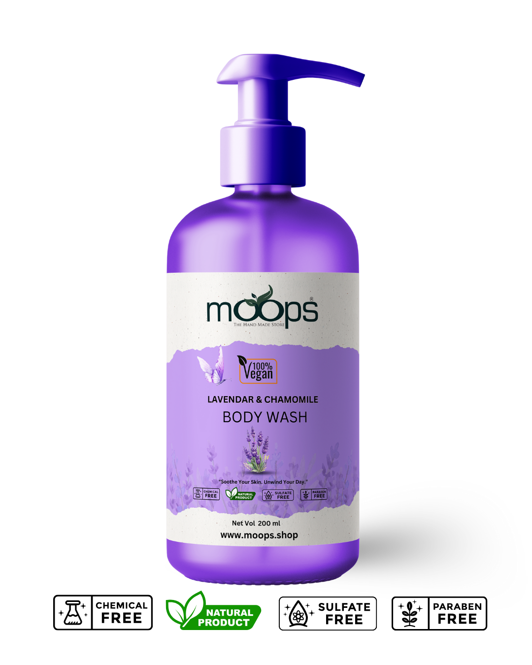 Moops Lavender Body Wash