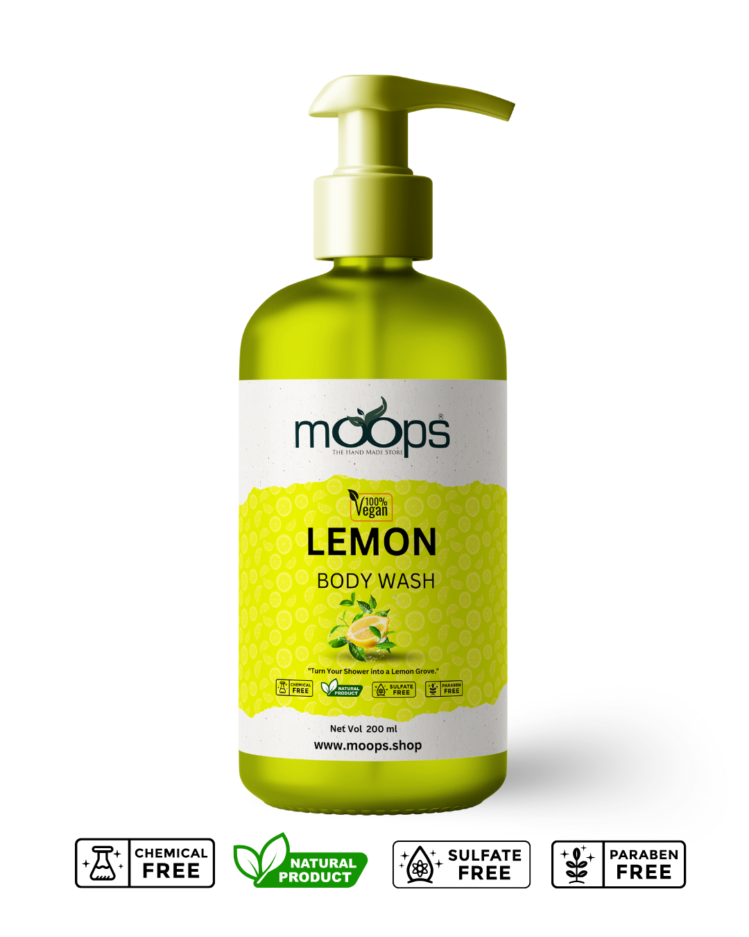 Moops Lemon Premium Body Wash