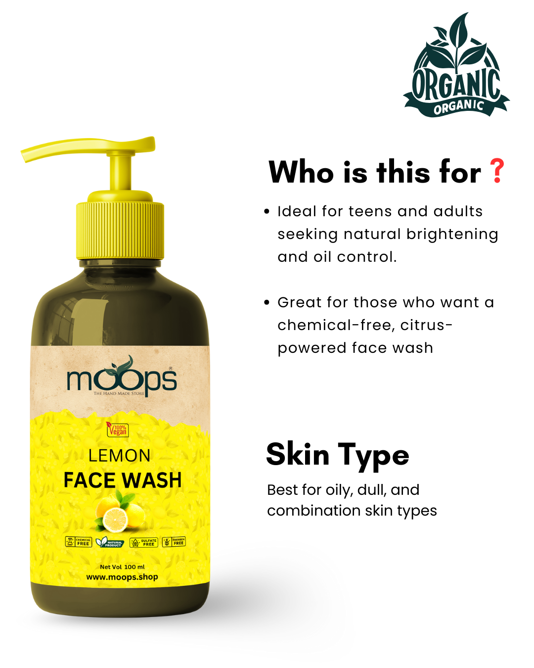 Moops Lemon Face Wash