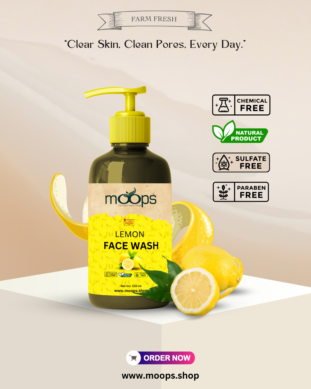 Moops Lemon Face Wash