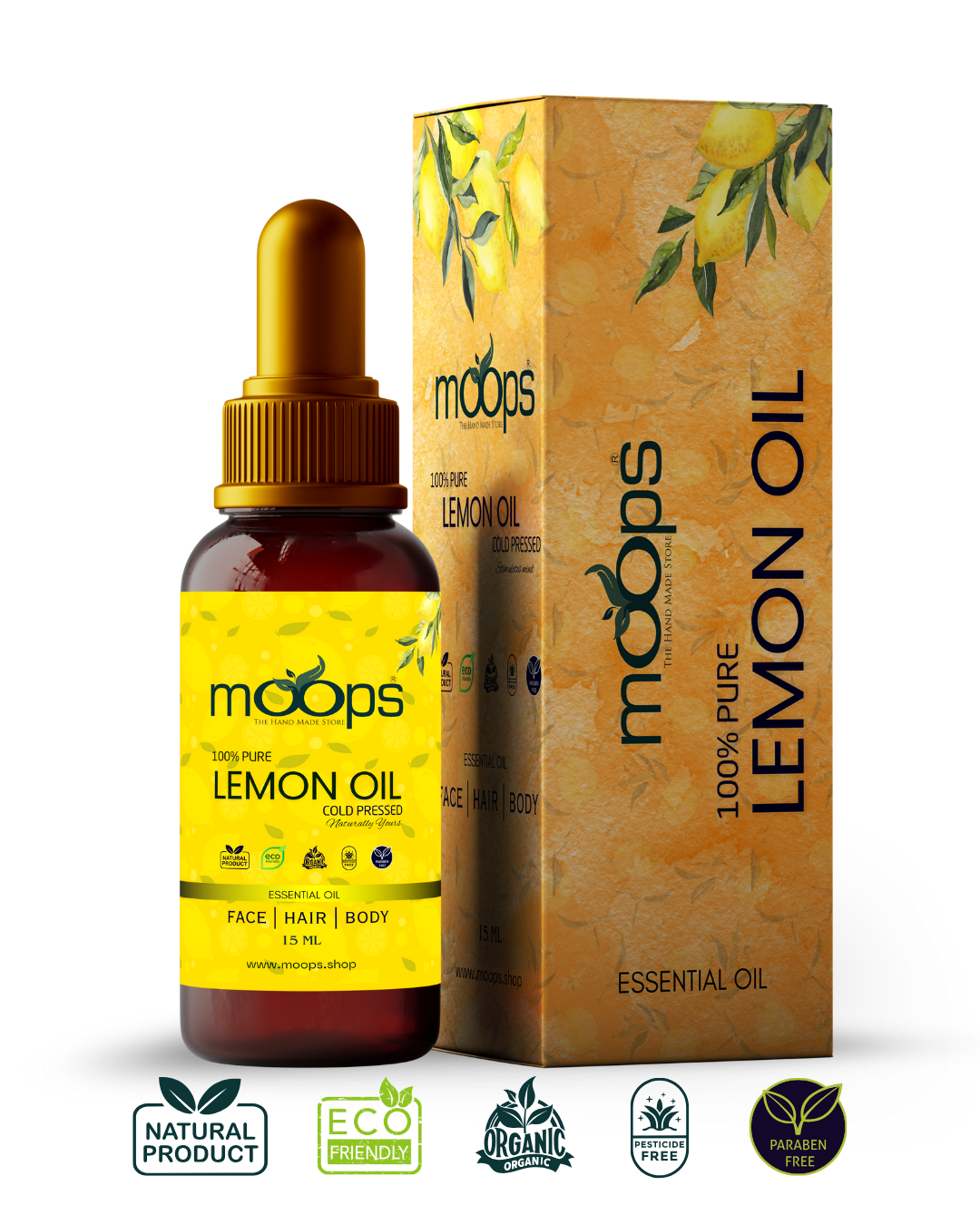 Moops Lemon Essential Oil