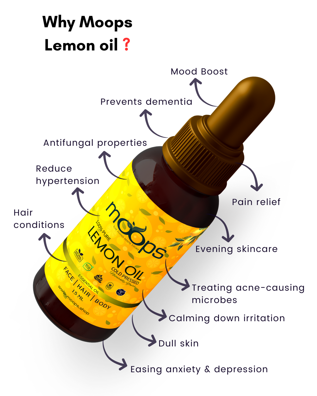 Moops Lemon Essential Oil