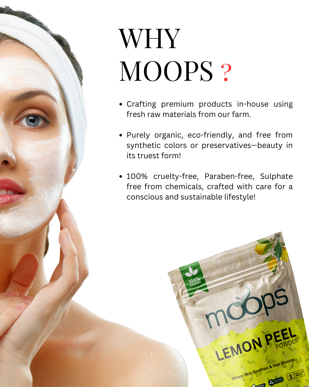 Moops Lemon Peel Powder