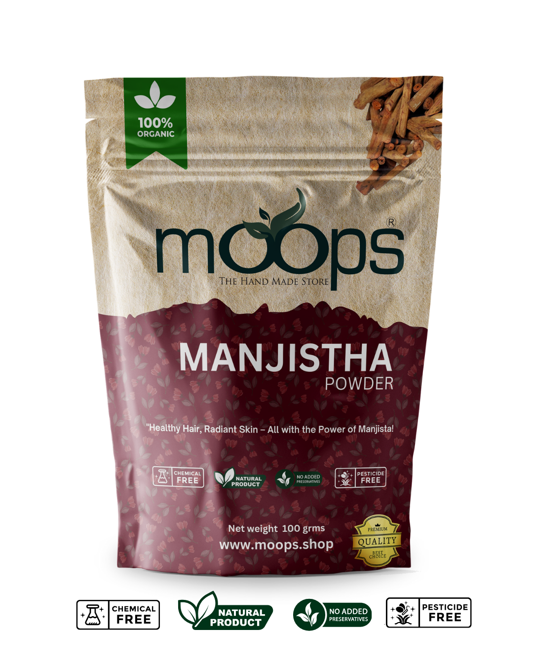 Moops Manjistha Powder