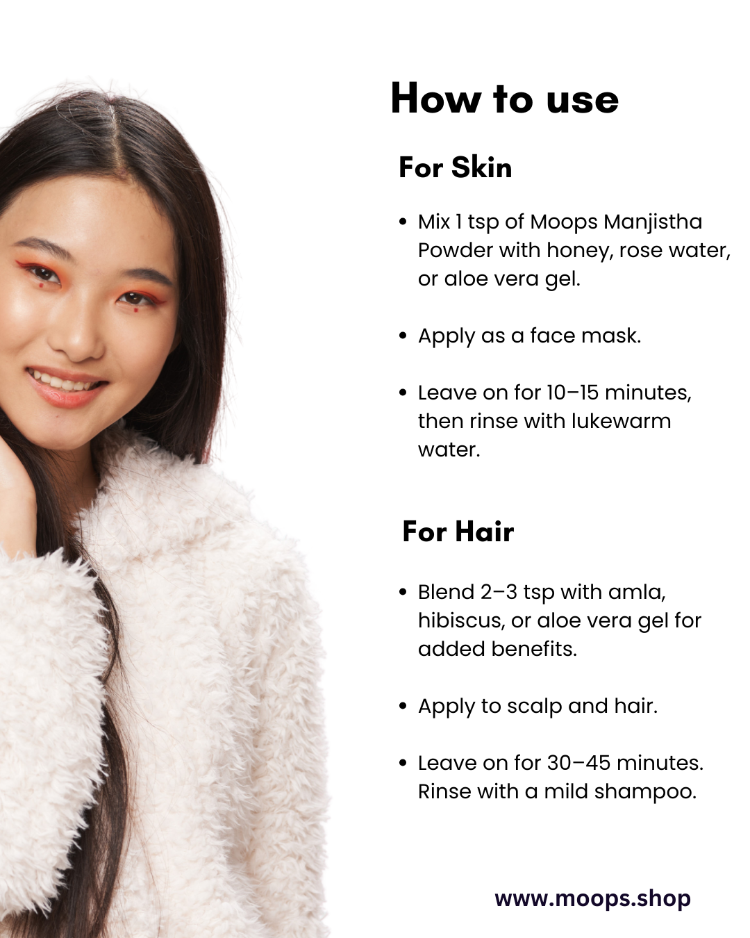 Moops Manjistha Powder