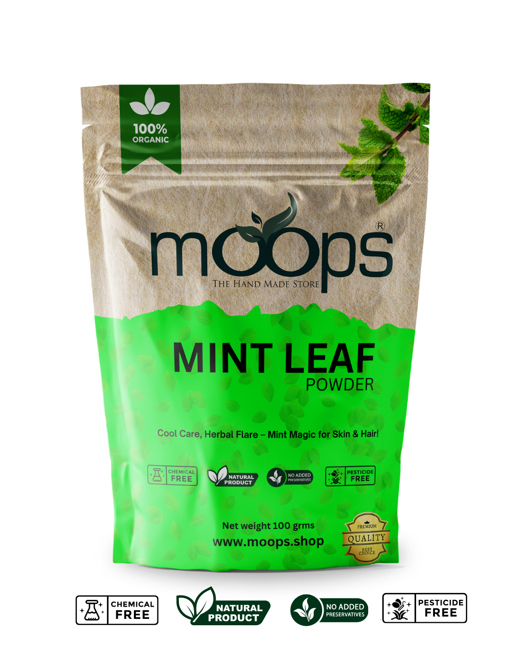 Moops Mint Leaf Powder