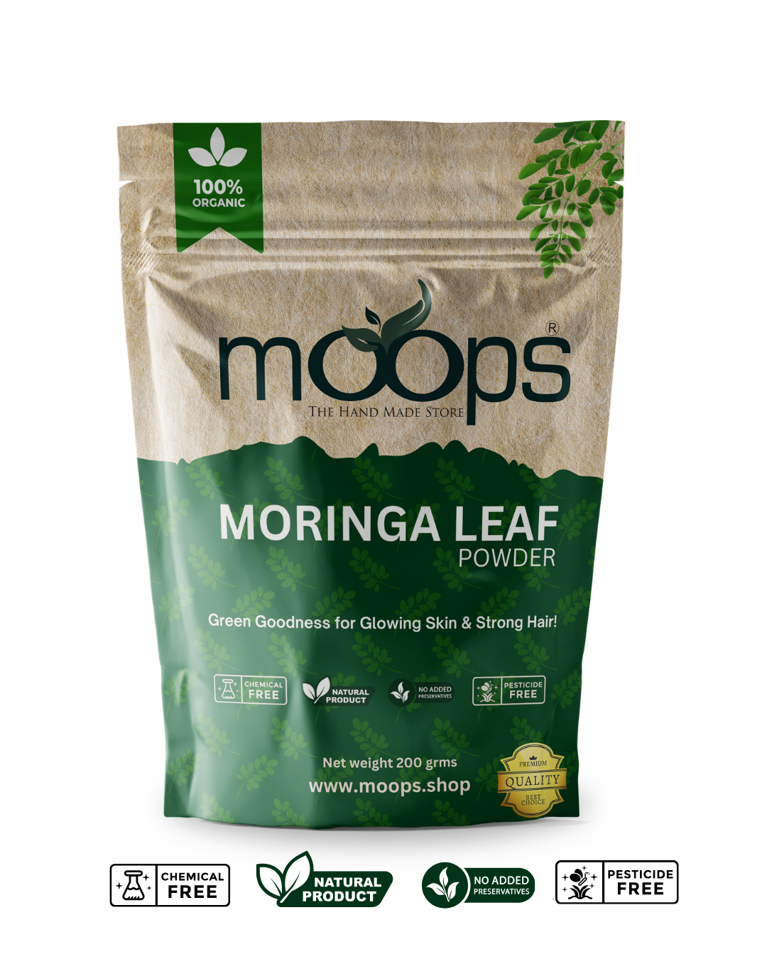Moops Moringa Leaf Powder